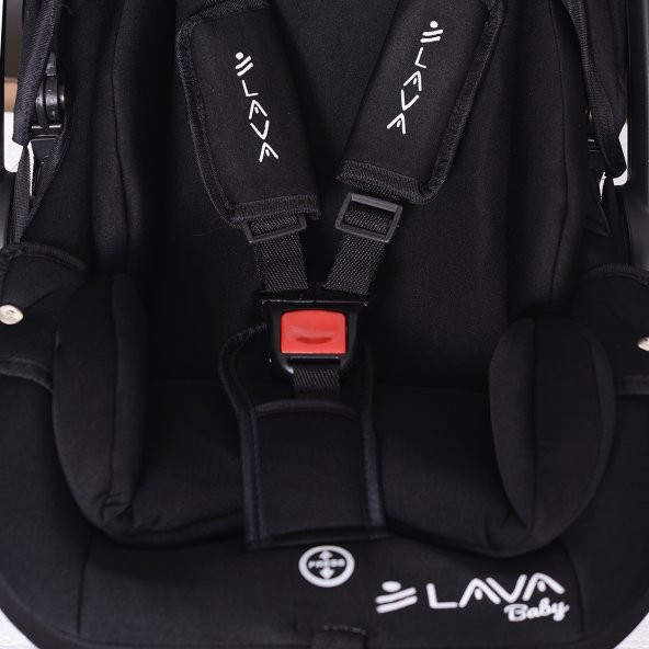 Lava Baby - Extra Pedli Ana Kucağı Bebek Taşıma Koltuğu (Puset) - Siyah - 3