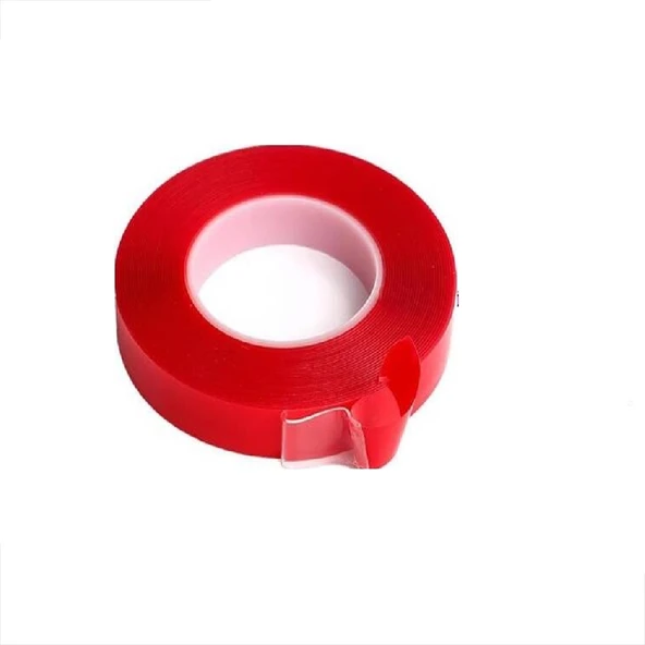 Çift Taraflı Akrilik Yapışkanlı VHB Silikonize Köpük Montaj Bant 16mm x 183cm