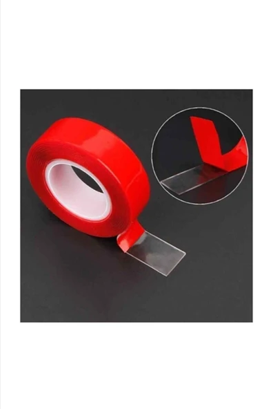 Çift Taraflı Akrilik Yapışkanlı VHB Silikonize Köpük Montaj Bant 16mm x 183cm - 3