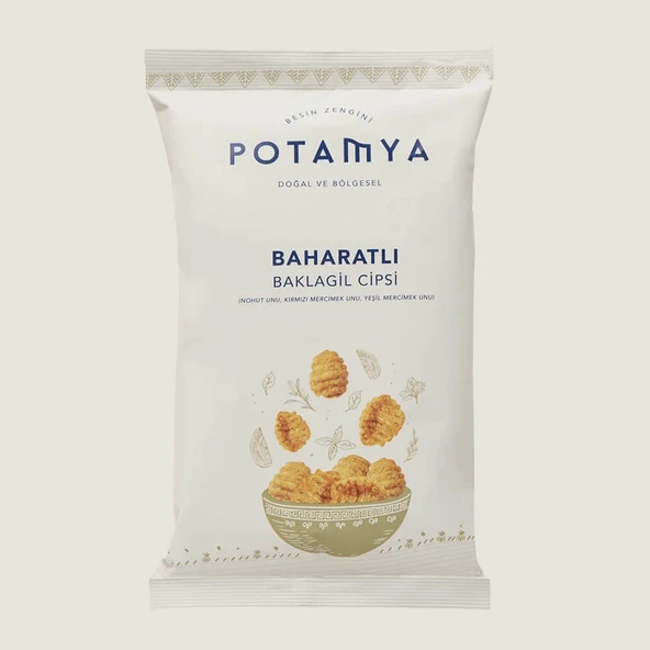Potamya Baharatlı Baklagil Cipsi 50gr