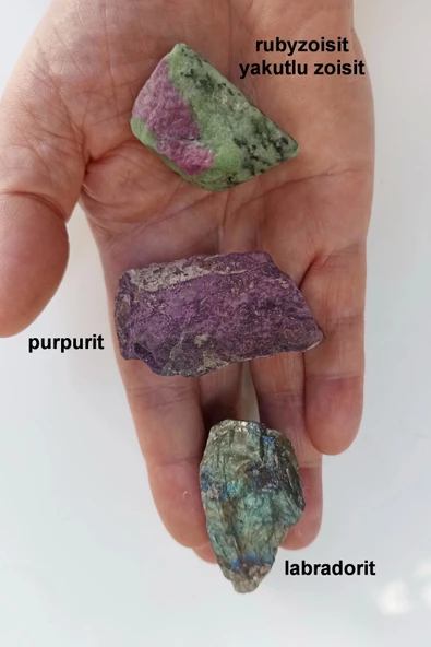 Doğal Taş Koleksiyonu, 9 Parça Bölmeli Kutuda DTK-9 - 3