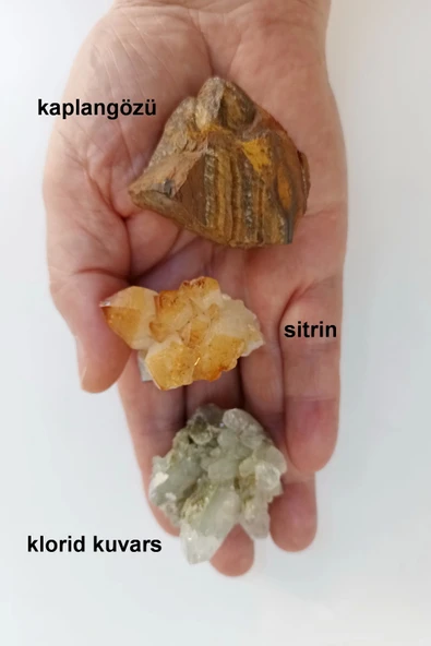 Doğal Taş Koleksiyonu, 9 Parça Bölmeli Kutuda DTK-9 - 5