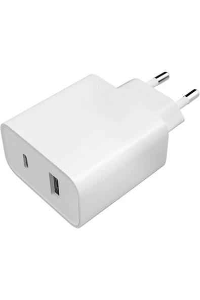 Xiaomi Mi Uyumlu Usb Type-c Girişli 33w Şarj Cihazı, Şarj Adaptörü, Beyaz ( Türkiye Garantili)