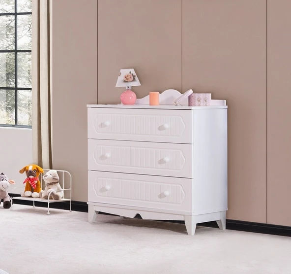 FLOWER ŞİFONYER - BEYAZ ürün görseli