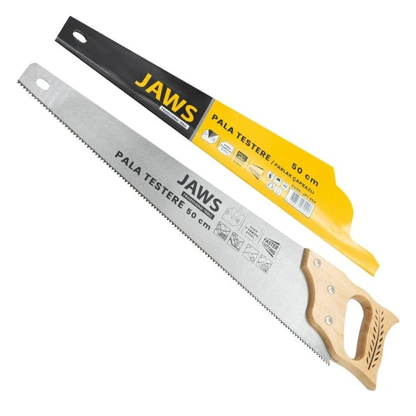 JAWS PALA TESTERE PARLAK ÇAPRAZLI 50 CM ürün görseli 1