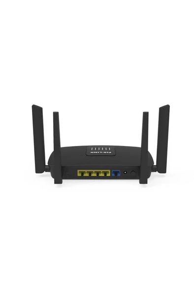 Torima AC06 Siyah Çift Bant Kablosuz WiFi Router 1200Mbps – 2.4GHz & 5GHz  4 Antenli - 3