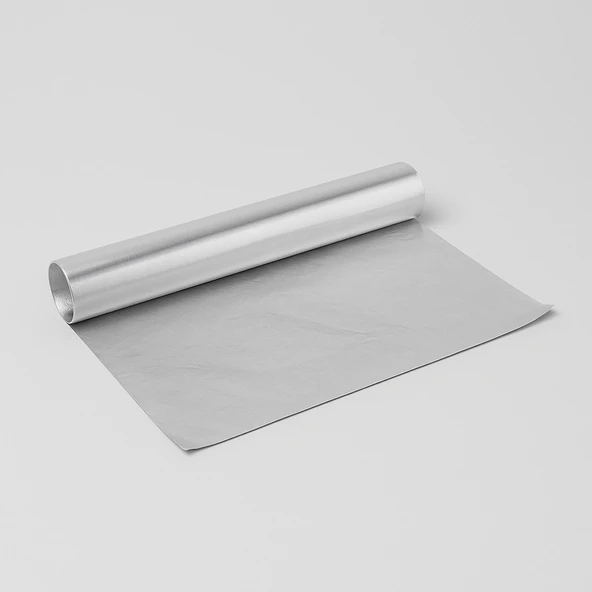 10 METRE x 30 Cm Alüminyum Folyo Gıdaya Uygun Ev Kullanımına Uygun Dayanıklı Rulo Folyo (Masurasız) ürün görseli