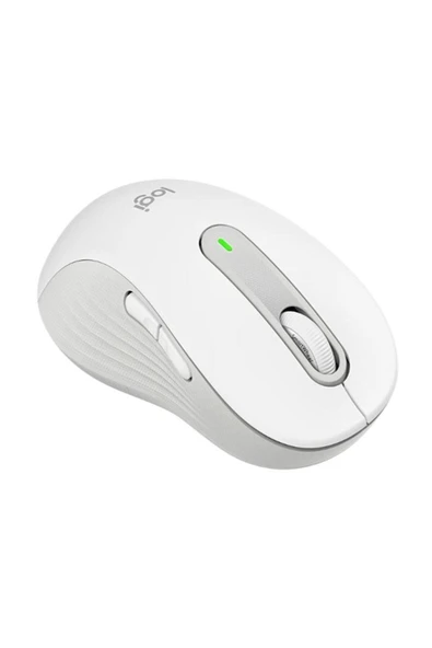 Logitech Signature M650 Büyük Boy Sol El Için Sessiz Kablosuz Mouse - Beyaz - 5