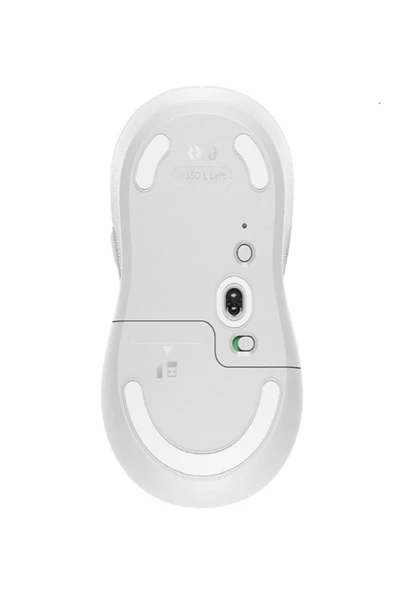 Logitech Signature M650 Büyük Boy Sol El Için Sessiz Kablosuz Mouse - Beyaz - 3