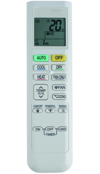 Daikin FTXP50N Klima Kumandası Shiro Eco ürün görseli