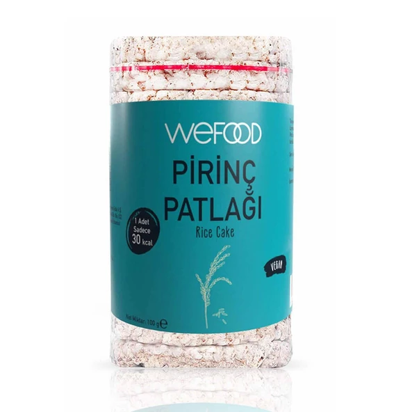 Wefood Glutensiz Pirinç Patlağı 100gr