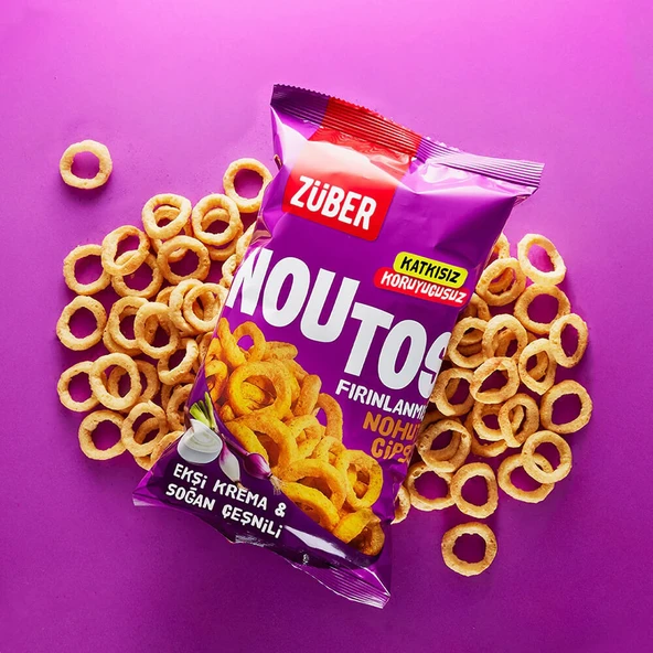 Züber Glutensiz Noutos Nohut Cipsi - Soğan Çeşnili 55gr - 2