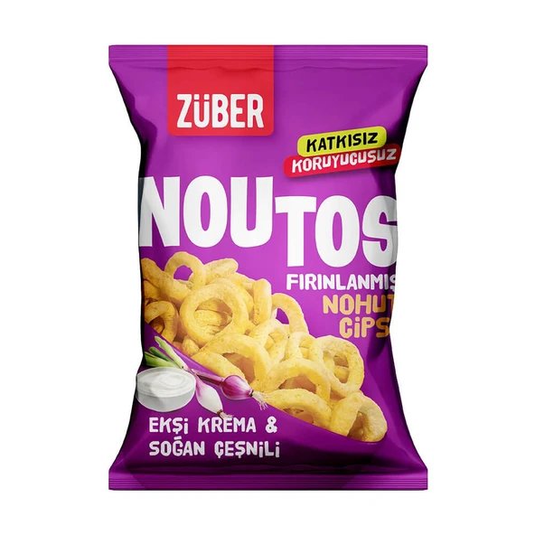 Züber Glutensiz Noutos Nohut Cipsi - Soğan Çeşnili 55gr