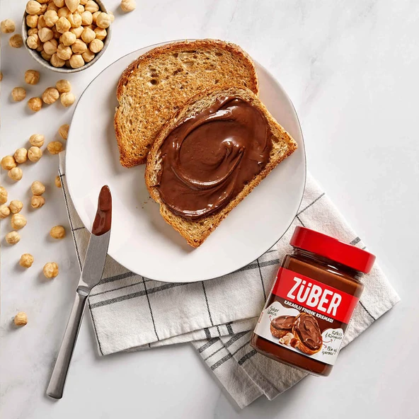 Züber Glutensiz Nutzilla Kakaolu Fındık Kreması 315gr - 2