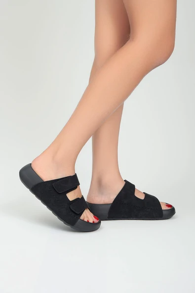 QRAMED Orthopedix Çift Bantlı Cırtlı Unisex Spor Terlik QR25101 - 10