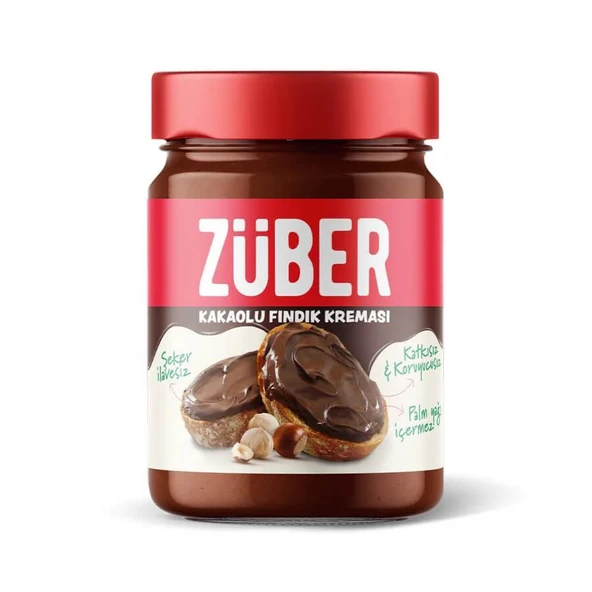 Züber Glutensiz Nutzilla Kakaolu Fındık Kreması 315gr