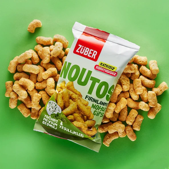 Züber Glutensiz Noutos Nohut Cipsi - Yoğurt & Yeşillik 55gr - 2
