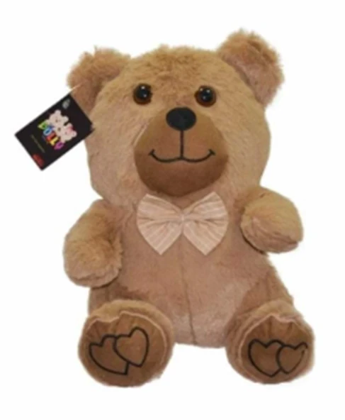 Pollytoys Peluş Renkli Kalpli Ayıcık 60cm ürün görseli 1