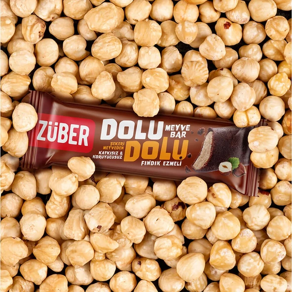 Züber Glutensiz Dolu Dolu Fındık Ezmeli Bar 30gr - 2
