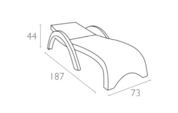 Omnipazar TRK-860 Siesta Fiji Rattan Desenli Ayarlanabilir Lüks Şezlong - 11