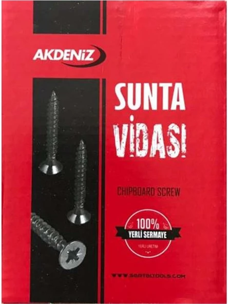 Sunta Vidası 3.5X18 Akdeniz Vida