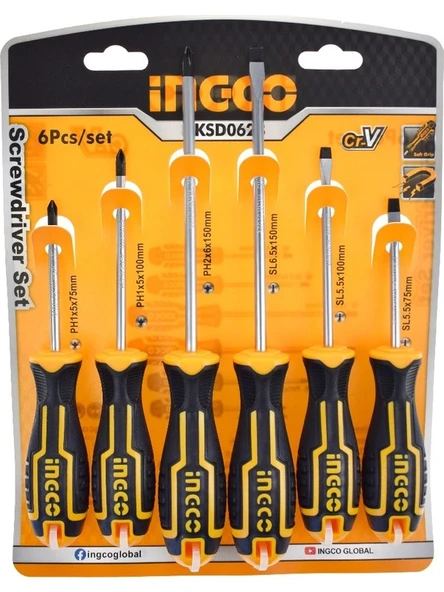 Ineco 4'lü Tornavida Seti