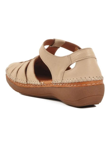 VENÜS 25190247Y SARAÇLI YAZLIK DERİ KADIN  AYAKKABI - Resim 7