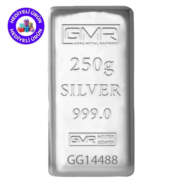 E-GÜMÜŞ Gmr 250 gr. Külçe Gümüş