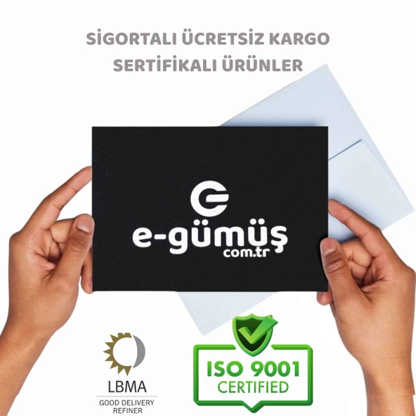 E-GÜMÜŞ Gmr 250 gr. Külçe Gümüş - 2