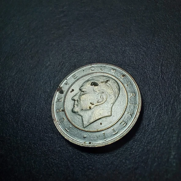 Escoines Koleksiyon 399636861c4200fdde 2001 50bin lira ÇİL/LEKELİ eski madeni para - 3