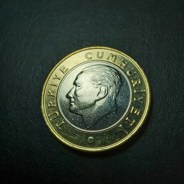 Escoines Koleksiyon 399636861c27c60d17 2022 1Türk lirası ÇİL eski madeni para - 5