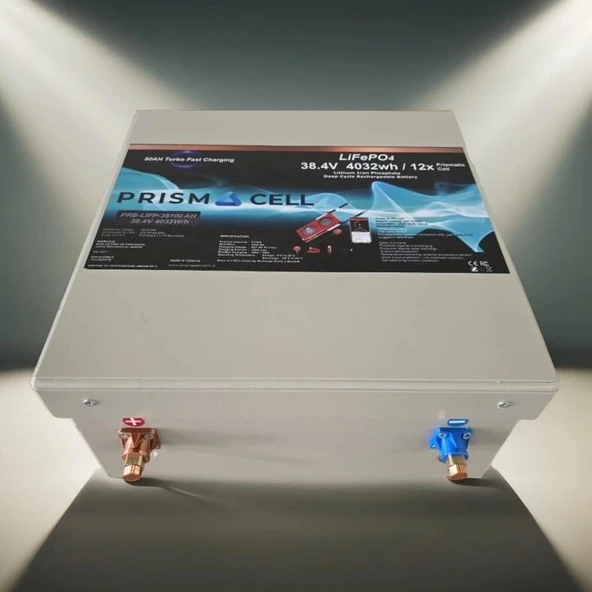 Prismacell Lifepo4 36 volt akü 38.4 volt 105ah 4032 watt Minn Kota Sanal Çapa