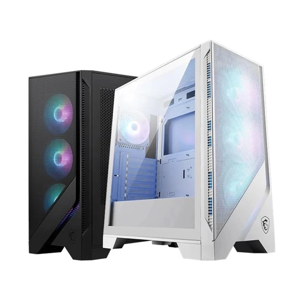 ONTECH - Msı Mag Forge 320r Aırflow Tempered Glass Argb Fan Usb 3.2 Matx Bılgısayar Kasası