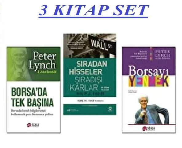 Borsada Tek Başına - Sıradan Hisseler Sıradışı Karlar - Borsayı Yenmek Seti ürün görseli