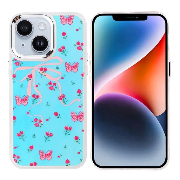Apple iPhone 15 Kılıf Airbag Tasarımlı Zore Hadra Kapak - 1