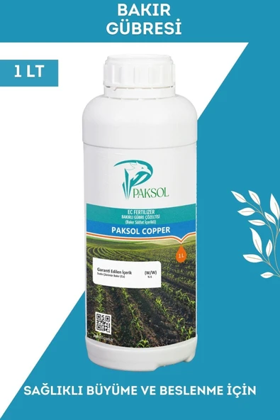 Paksol  Bakırlı Sıvı Gübre 1 Litre - 3