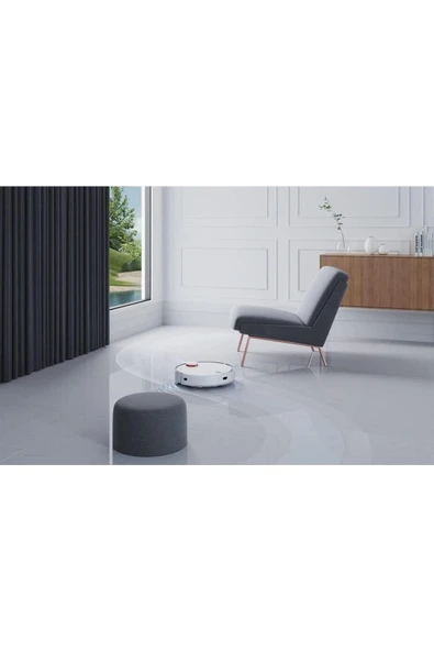 Mi Robot Vakumlu Paspas Mop 2 Pro Beyaz - Yeni Model - 6
