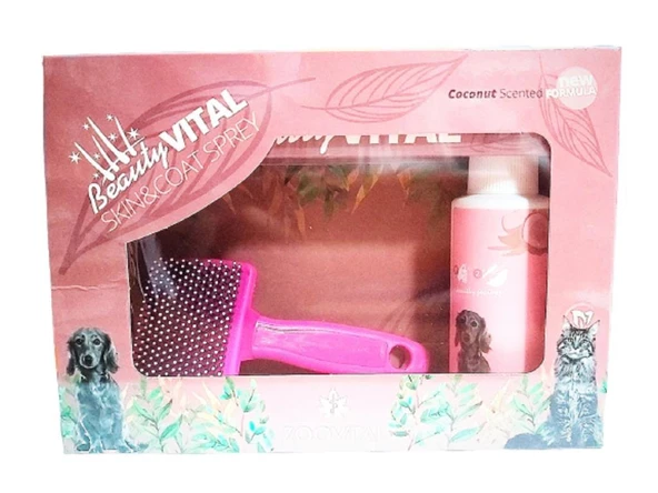 Zoovital Beautyvital Deri Ve Tüy Bakım Spreyi + Tarak HEDİYELİ! ürün görseli 1