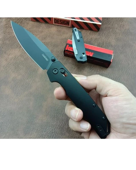 Kershaw Çakı Iridium - Black D2 Çelik - 2
