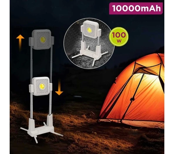 Katlanabilir Kamp Lambası Çok İşlevli Ultra Güçlü 4 Modlu Aydınlatma - 2