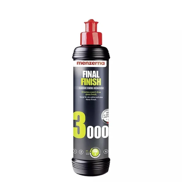 MENZERNA 2 Lİ SET 250ML 400-3000 KALIN PASTA HARE CİLA SETİ  250 ML - 5