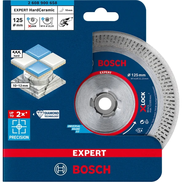 EXP X-LOCK Elmas Kesme Disk BFHaCeramic 125mm - 5
