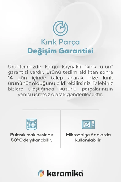 Keramika Mat Krem İyonya Makarna Tabağı 28 Cm 950 - Resim 7