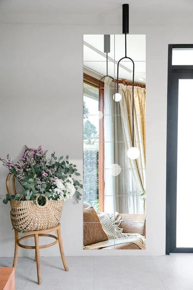 aden home senin evin senin dünyan Duvar Aynası, Kare Duvar Aynası, Boy Aynası, Salon Duvar Aynası, Antre Hol Aynası, Dekoratif Ayna - 7