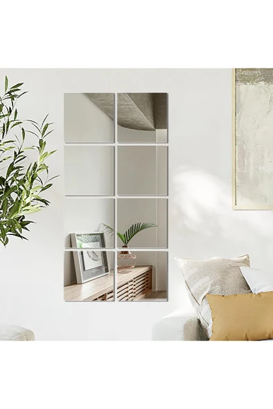 aden home senin evin senin dünyan Duvar Aynası, Kare Duvar Aynası, Boy Aynası, Salon Duvar Aynası, Antre Hol Aynası, Dekoratif Ayna - 2