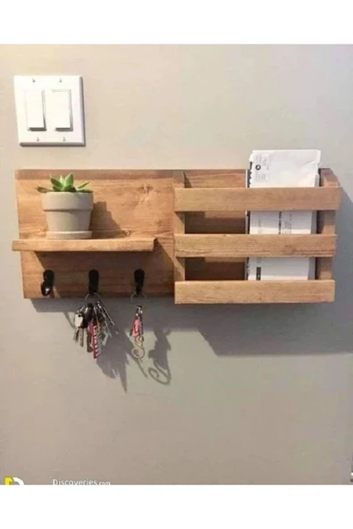 aden home senin evin senin dünyan Anahtar Askısı, Duvar Askılı Anahtarlık, Anahtar Askısı, Ahşap Anahtarlık Askılığı, Kapı Süsü - 2
