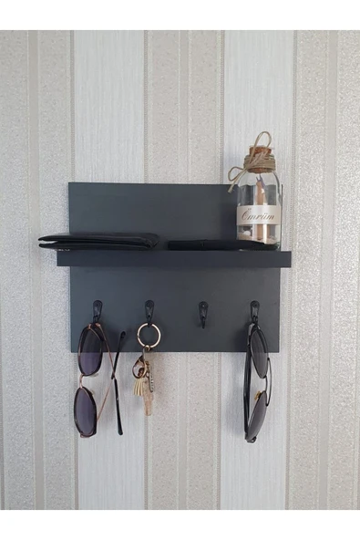 aden home senin evin senin dünyan Anahtar Askısı, Duvar Askılı Anahtarlık, Ahşap Anahtarlık Askılığı, Dekoratif Kapı süsü anahtarlık - 4