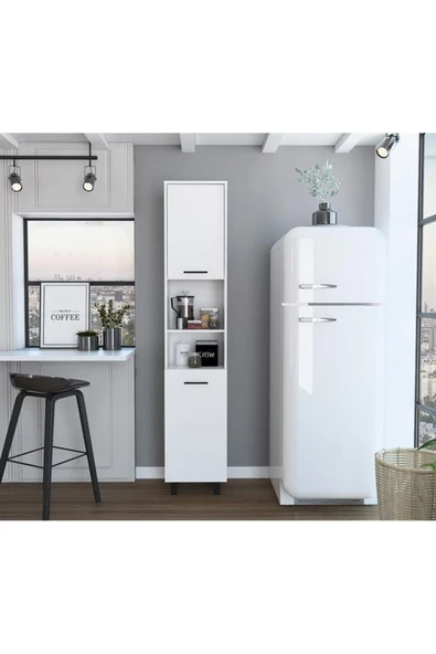 aden home senin evin senin dünyan MDF Mutfak Dolabı, Beyaz Mutfak Dolabı, Çok Amaçlı Dolap, Mutfak Kiler Erzak Dolabı, Banyo Dolabı