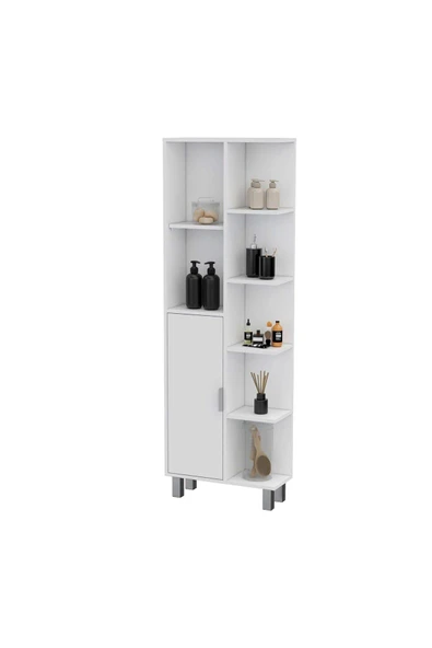 aden home senin evin senin dünyan Dekoratif MDF Banyo Dolabı, Banyo Rafı, Banyo Düzenleyici, Çok Amaçlı Mutfak Banyo Lavabo Dolabı - 5