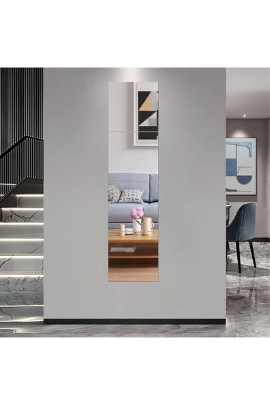 aden home senin evin senin dünyan Duvar Aynası, Kare Duvar Aynası, Boy Aynası, Salon Duvar Aynası, Antre Hol Aynası, Dekoratif Ayna - 4